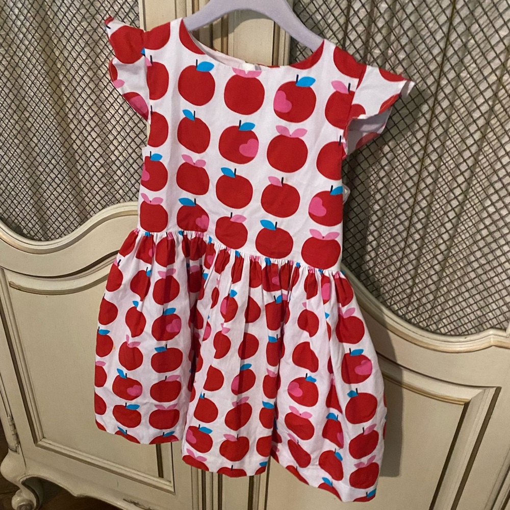 Adorable 4T Jacadi Paris Apple Dress